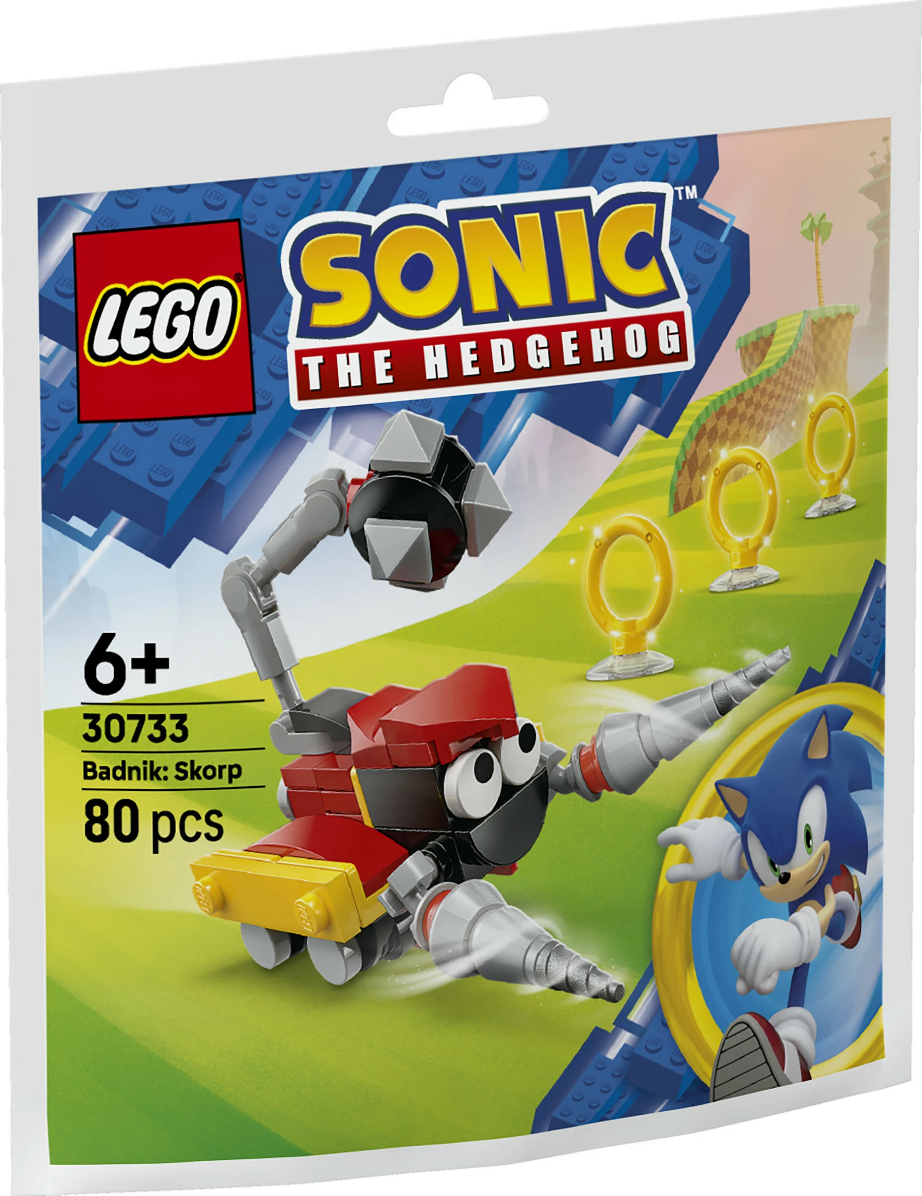 Set ndërtimi LEGO Sonic the Hedgehog Badnik: Skorp 30733, 80 pjesë, multikolor