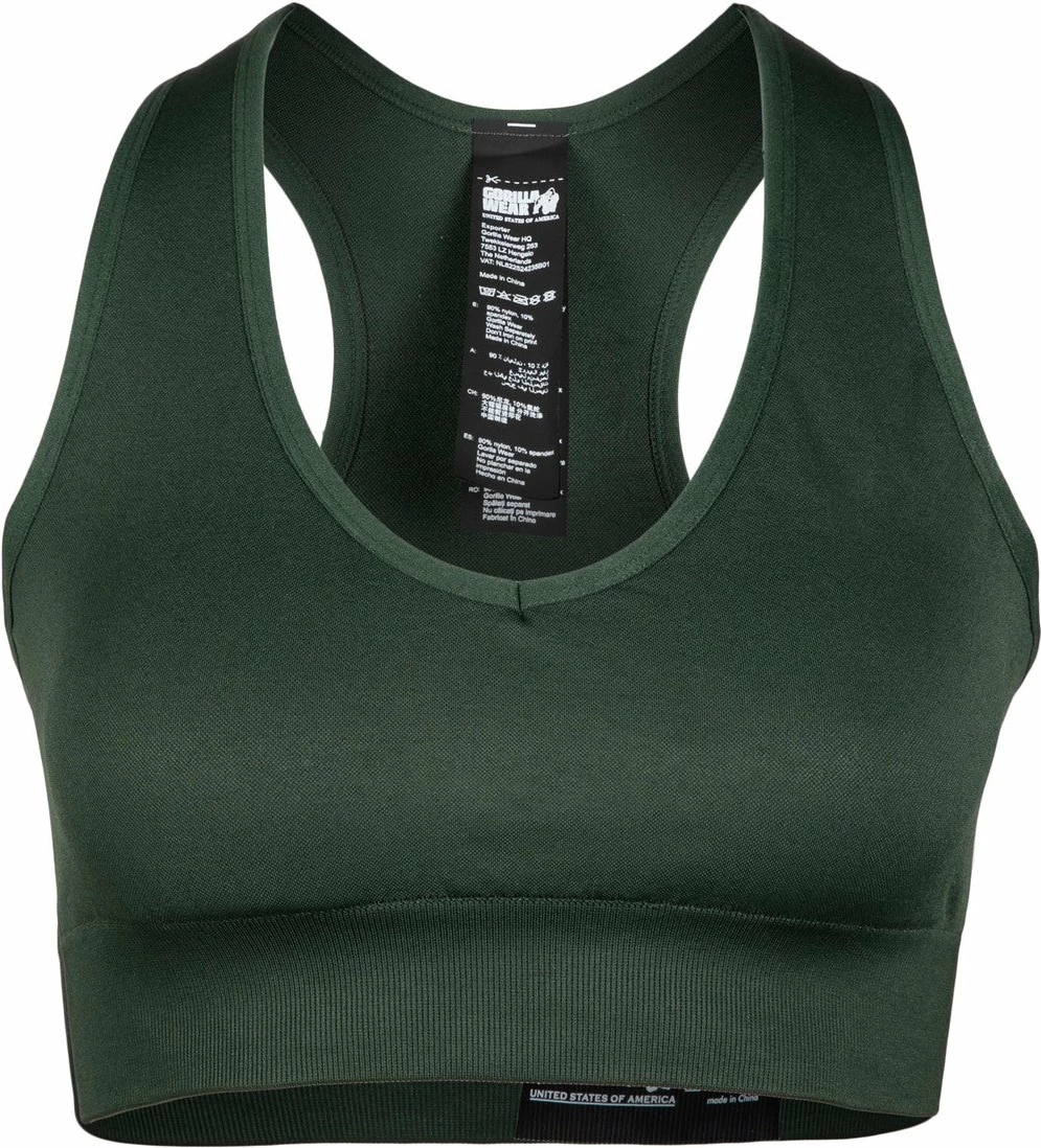 Neiro Seamless Bra - Army Green [Madhësia: M/L]