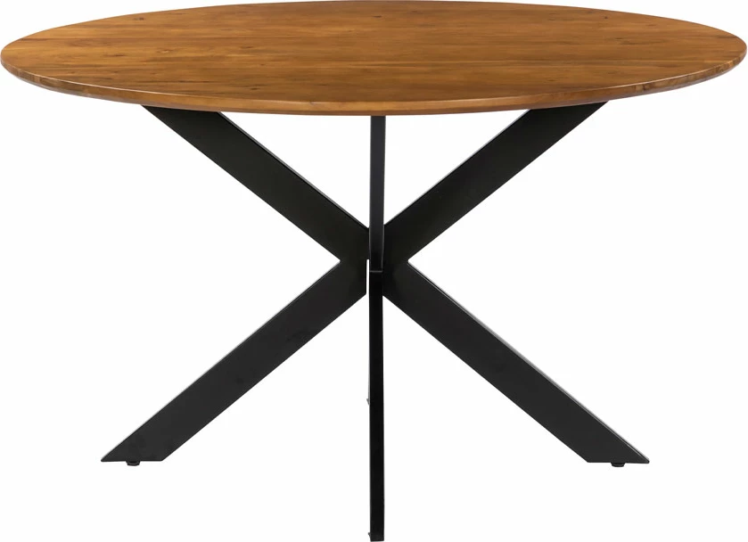 Tavolinë ARCO, ngjyrë arre, 130x130x77cm