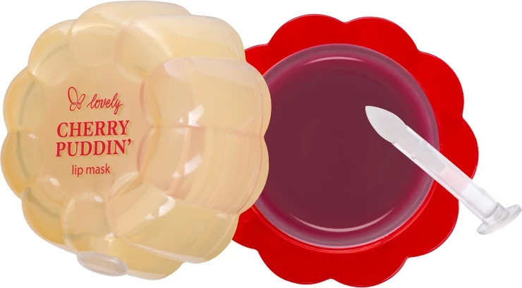 Maskë për buzë Lovely Cherry Puddin’ për femra, cherry, 4.3g
