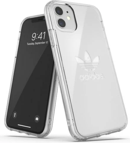 Mbështjellës Adidas OR PC Case Big Logo për iPhone 11, Transparent