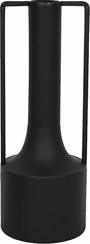 Vazo dekorative SOHO, metal i zi, 15x15x41cm