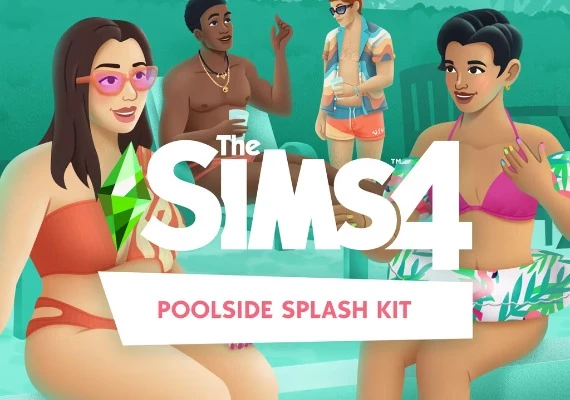 The Sims 4: Poolside Splash Kit DLC Global