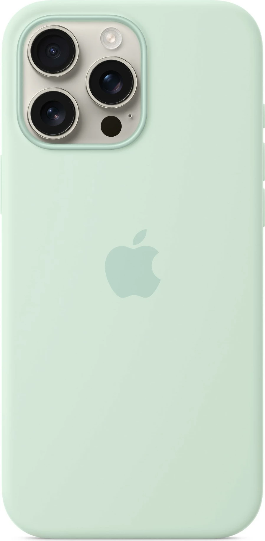 Mbështjellës Apple iPhone 16 Pro Max, silikon, MagSafe, aquamarine