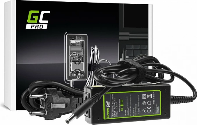 Karikues laptopi Green Cell PRO 45W 19.5V 2.31A për Dell XPS/Inspiron, i zi