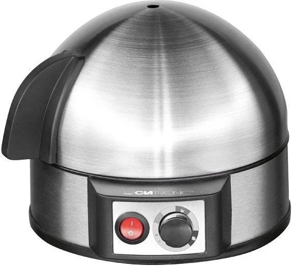 Pajisje për zierjen e vezëve Clatronic EK 3321, 400W, çelik inox, e zezë