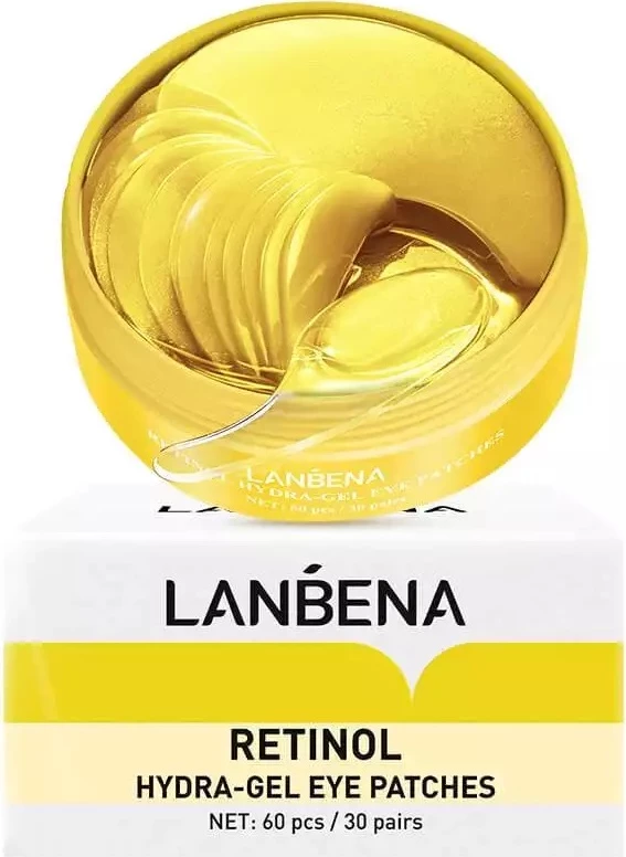 Pllaka hidrogel për sy Lanbena Retinol, 60 copë, për femra