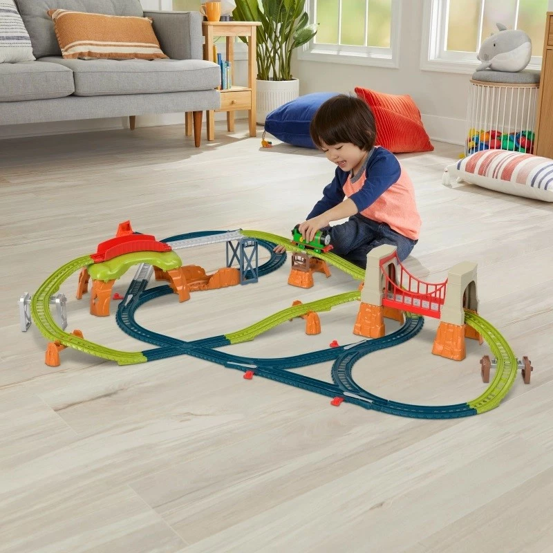 Set hekurudhor lodër Fisher Price Thomas & Friends Percy 6-in-1, shumëngjyrësh