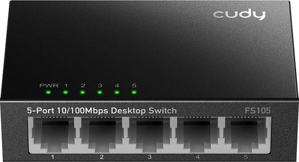 Switch Cudy FS105, 5 porte, Fast Ethernet, i zi