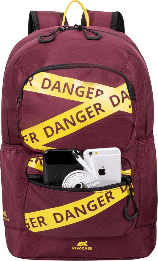 çantë shpine RIVACASE 5421 Erebus, waterproof, 14L, për laptop/tablet deri 10.1\", e kuqe burgundy