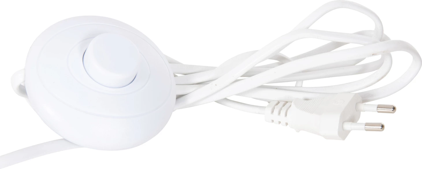 Llambë dyshemeje SMUSH, metalike, ngjyrë e bardhë, FH4256.03, Φ50x100H cm