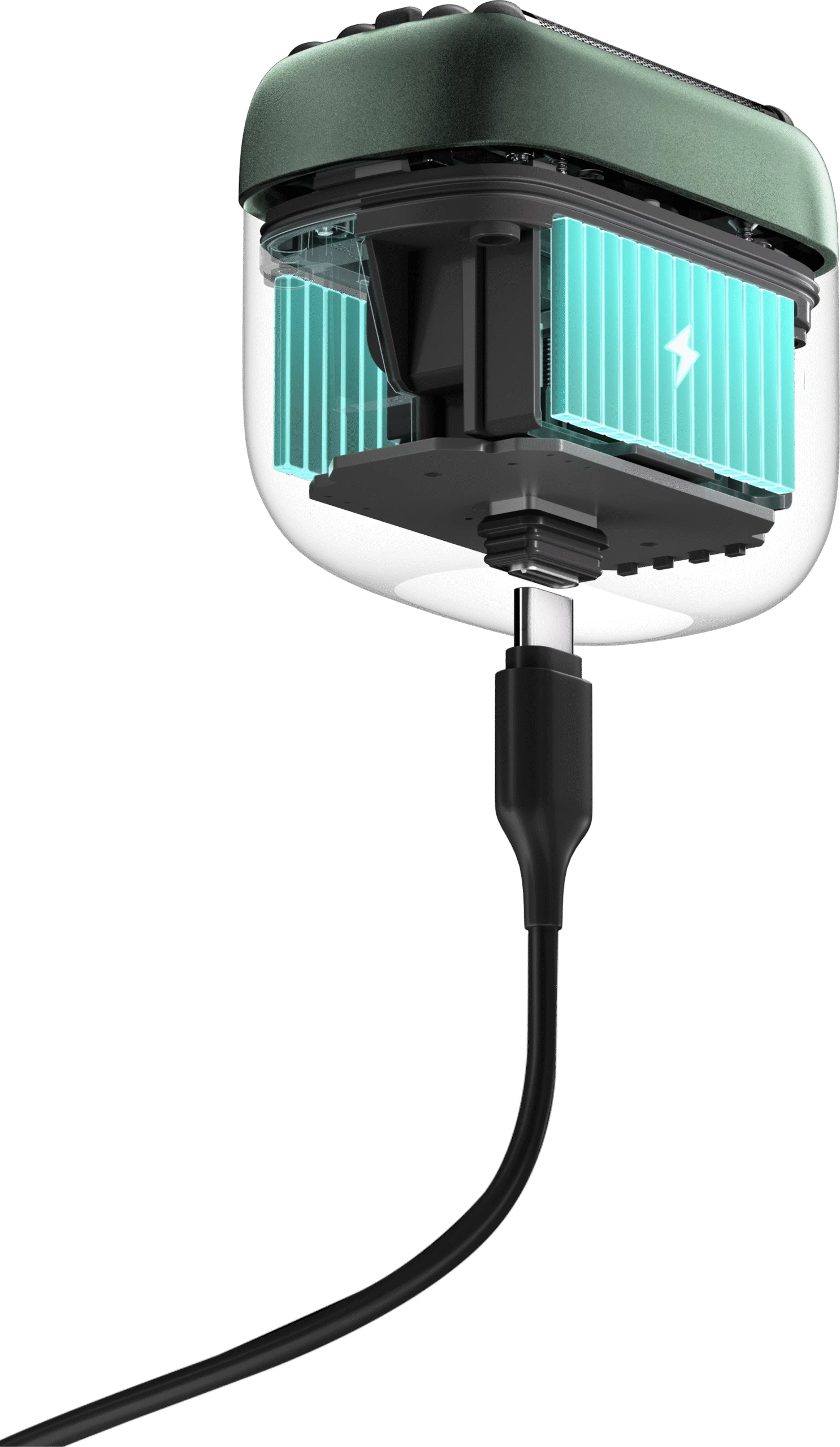 Makinë rroje elektrike portative Yoose MINI 5, 5 tehe (4+1), IPX7, USB-C, Gjelbër, set me aksesorë