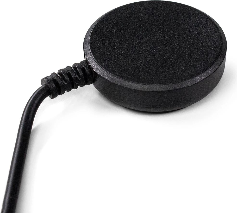 Karikues induktiv për smartwatch Hurtel JW14 me kapëse magnetike, 1m, i zi