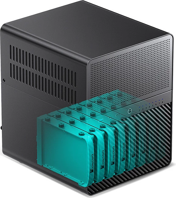Kasë Jonsbo N3 NAS, mini-ITX, e zezë