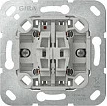Ndërprerës rryme rocker GIRA 315900, 10A 250V, 2 modul, krom/gri