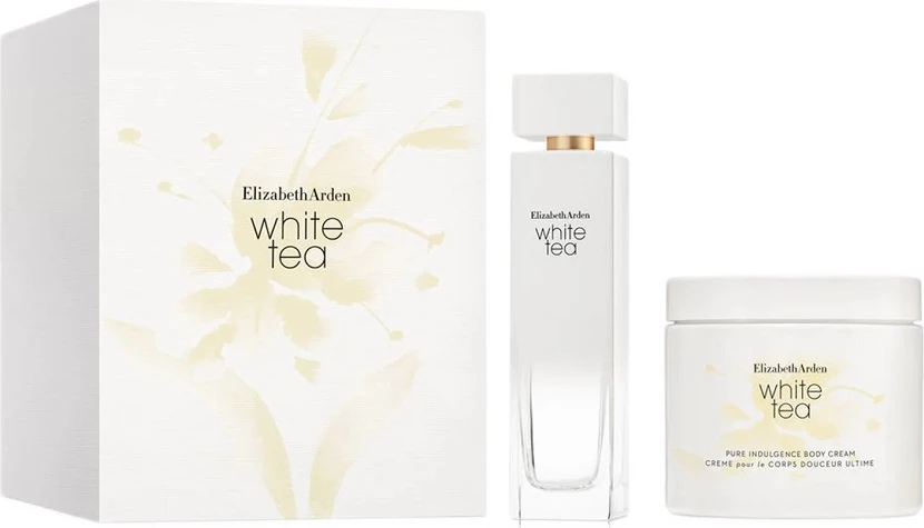 Set Eau de Toilette dhe krem për trup Elizabeth Arden White Tea për femra, 100ml + 400ml