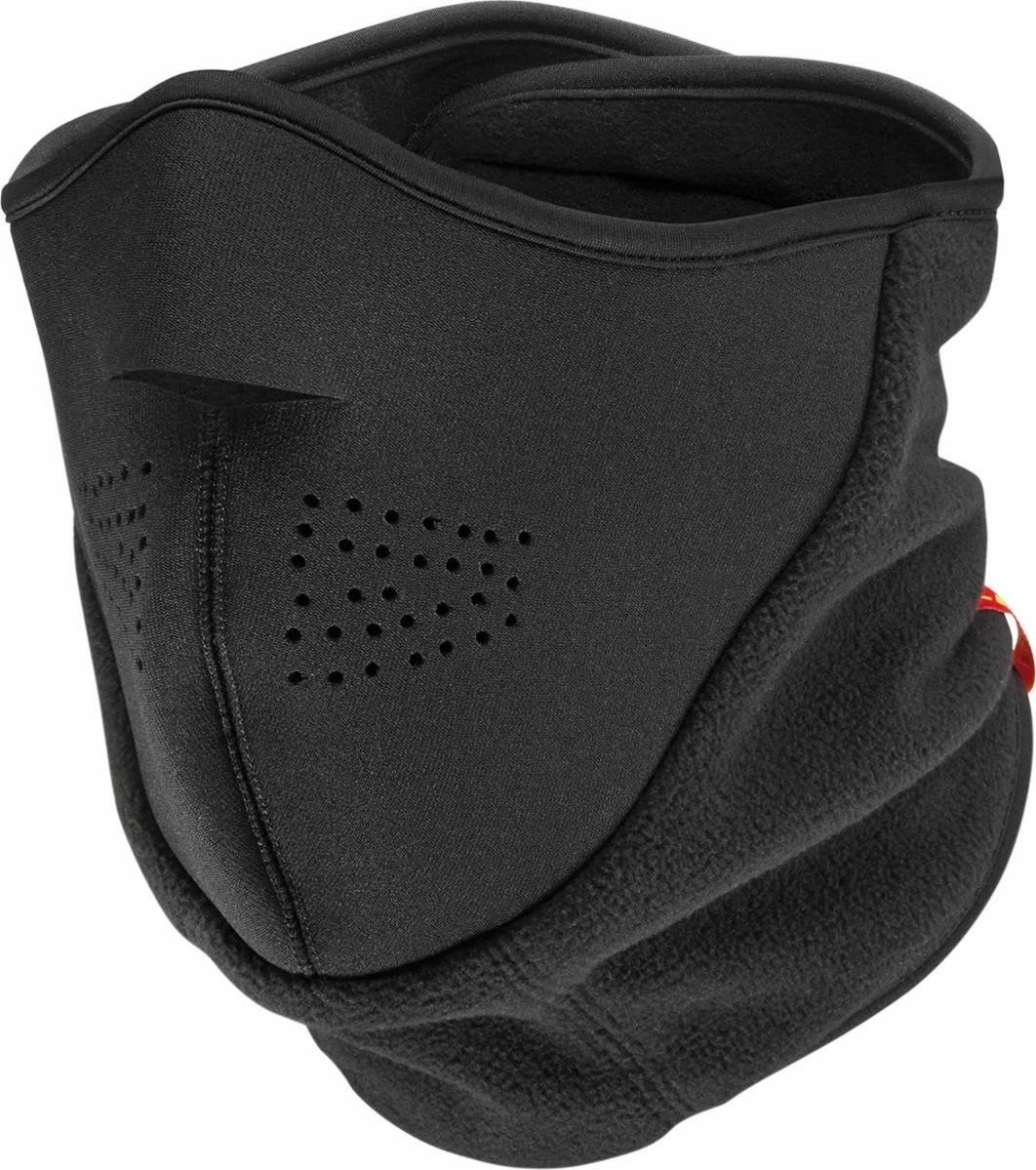 Komin maskë për fytyrë Leki LE STORM MASK Jr., neopren + polar, one size, e zezë