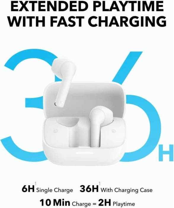 Kufje wireless Anker Soundcore K20i A3994G11 6h/36h IPX5, të zeza