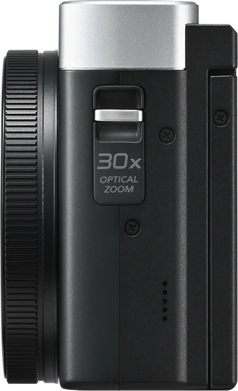 Aparat digjital Panasonic LUMIX TZ99, 20.3MP, 30x zoom optik, 4K, Wi-Fi, argjendtë
