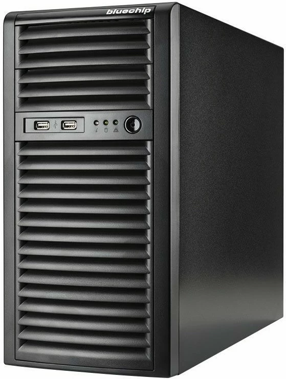 Server bluechip SERVERline T30331s, Xeon E-2414, 32GB RAM, 2x480GB SSD, 2x Gigabit Ethernet, zi