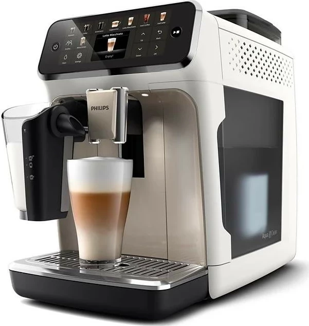 Aparat kafeje Philips 5500 series EP5543/90, 1.8L, 1500W, i bardhë