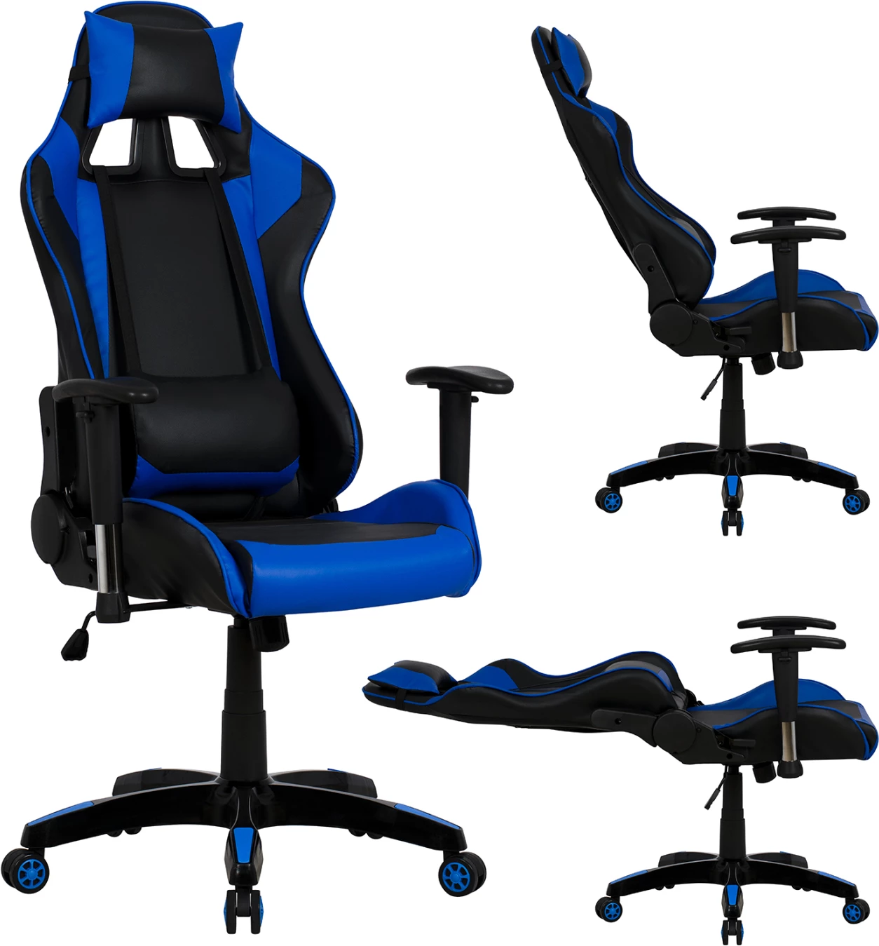 Karrige gaming FH1056.08, e zezë/e kaltër