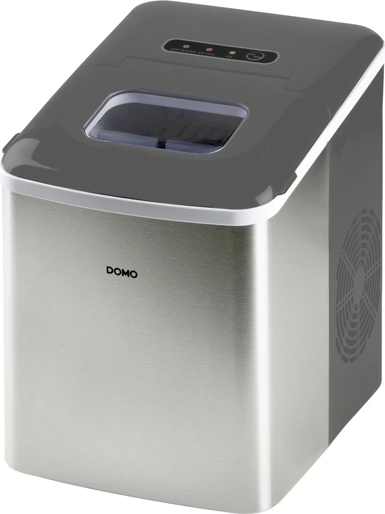 Aparat për akull DOMO DO9253IB, portativ, 12 kg/24h, çelik inoks