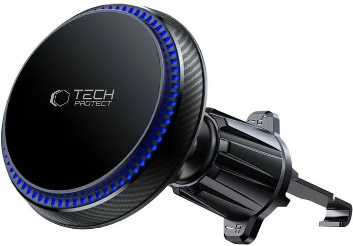 Mbajtës magnetik për veturë Tech-Protect MM15W-V4 me MagSafe, 15W, i zi