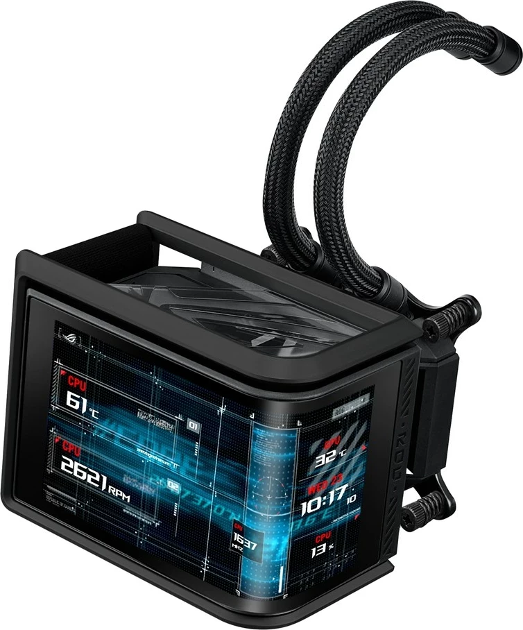 Kasë ftohëse uji ASUS ROG Ryuo IV SLC 360 ARGB, 3 ventilatorë 12 cm, e zezë