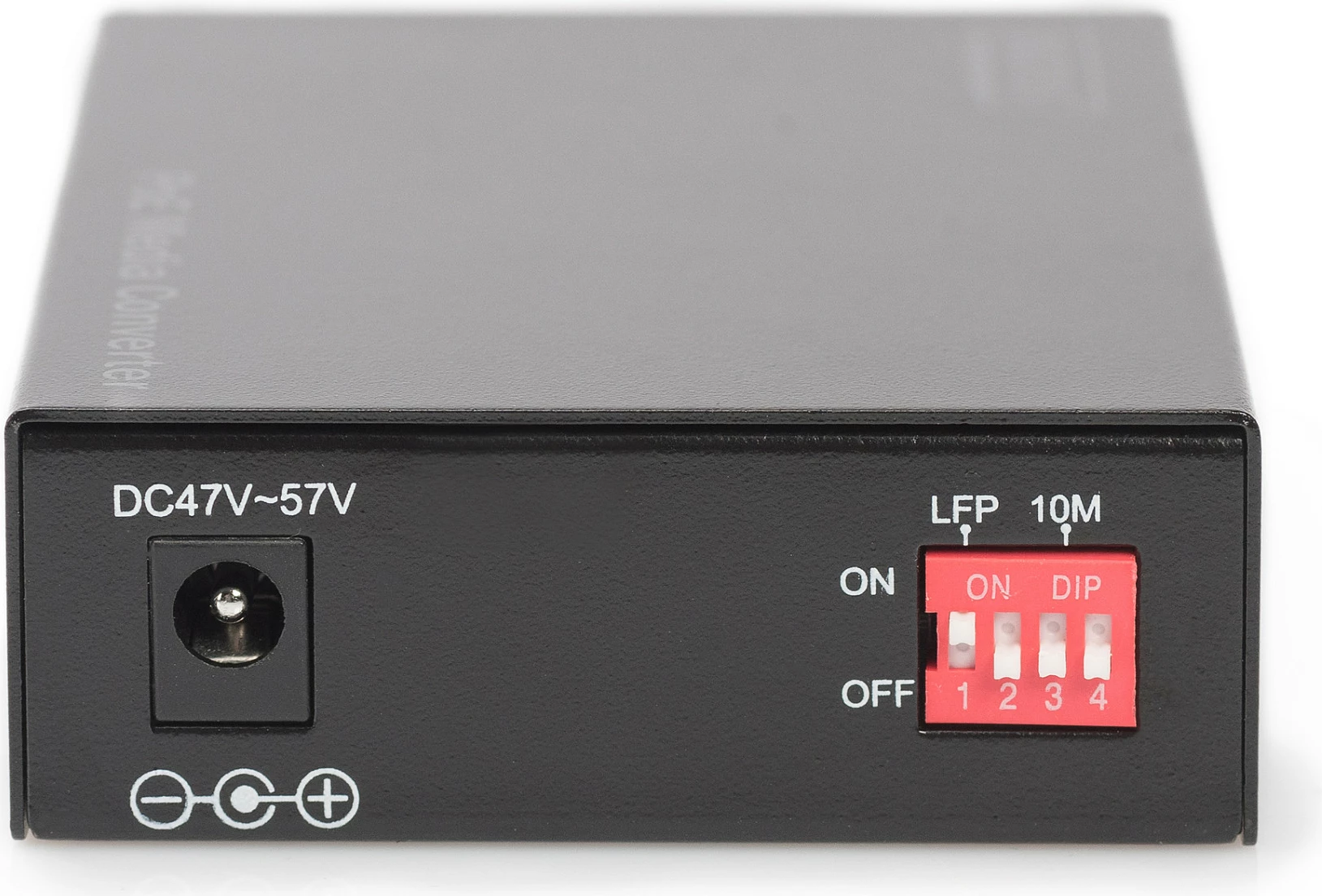 Media konvertues Digitus Gigabit PoE, RJ45/SFP, 10/100/1000 Mbps, i zi