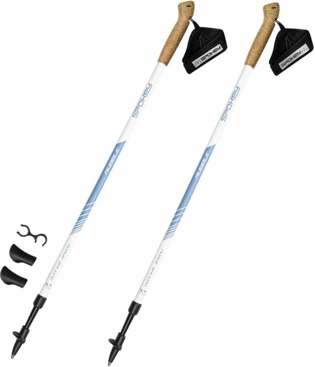 Atlete Nordic Walking Spokey Rubble, të bardha dhe blu