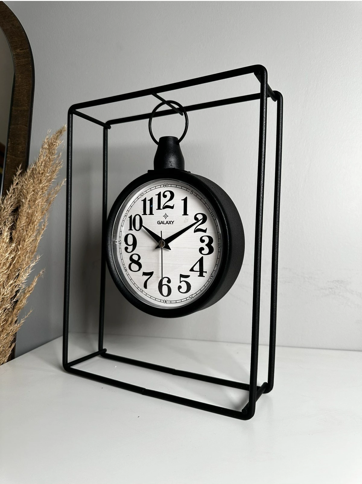 Orë dekorative Aberto Design, MYK2075-8, e zezë, metal