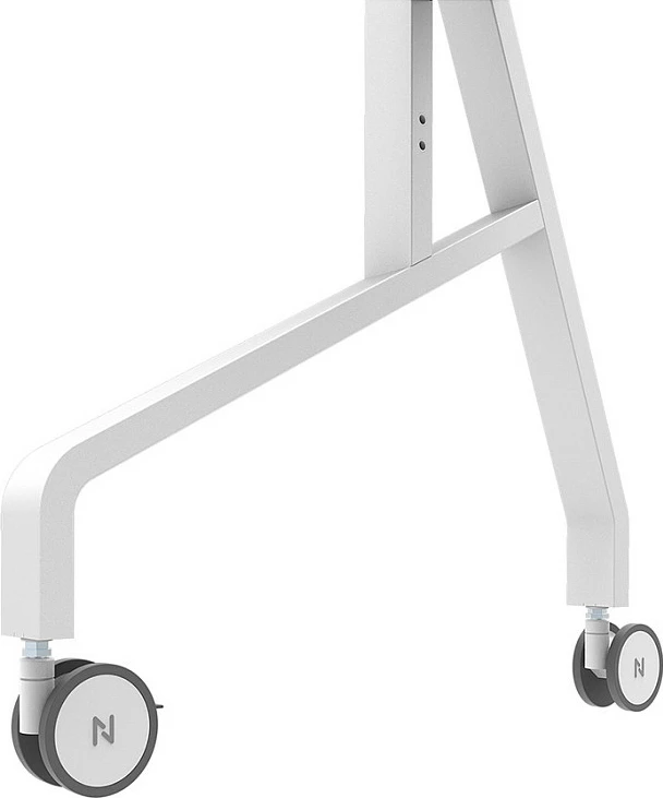 Karrocë multimedia Neomounts FL50-575WH1 MOVE Go XL, për ekran 65"+, VESA, 125 kg, e bardhë