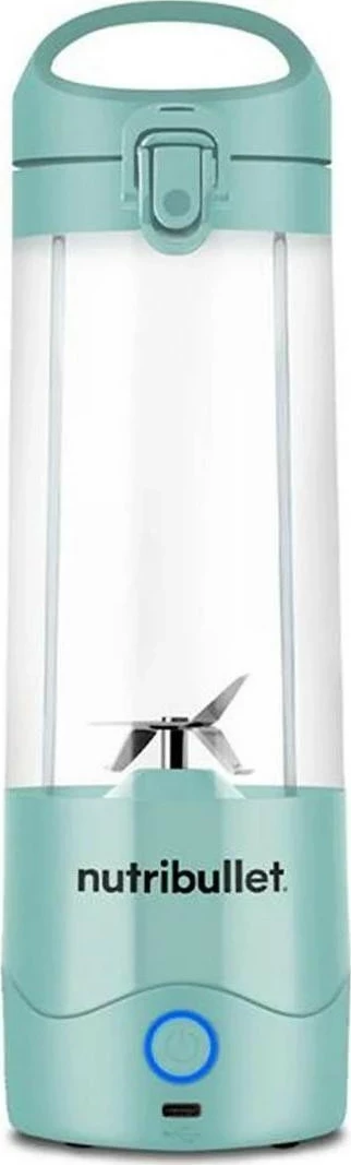 Blender portabil NutriBullet Nutribullet Portable, 0.475L, 2000mAh, turkuaz