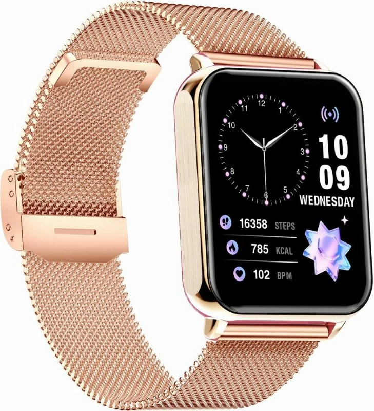 Smartwatch Gravity për femra, rozë