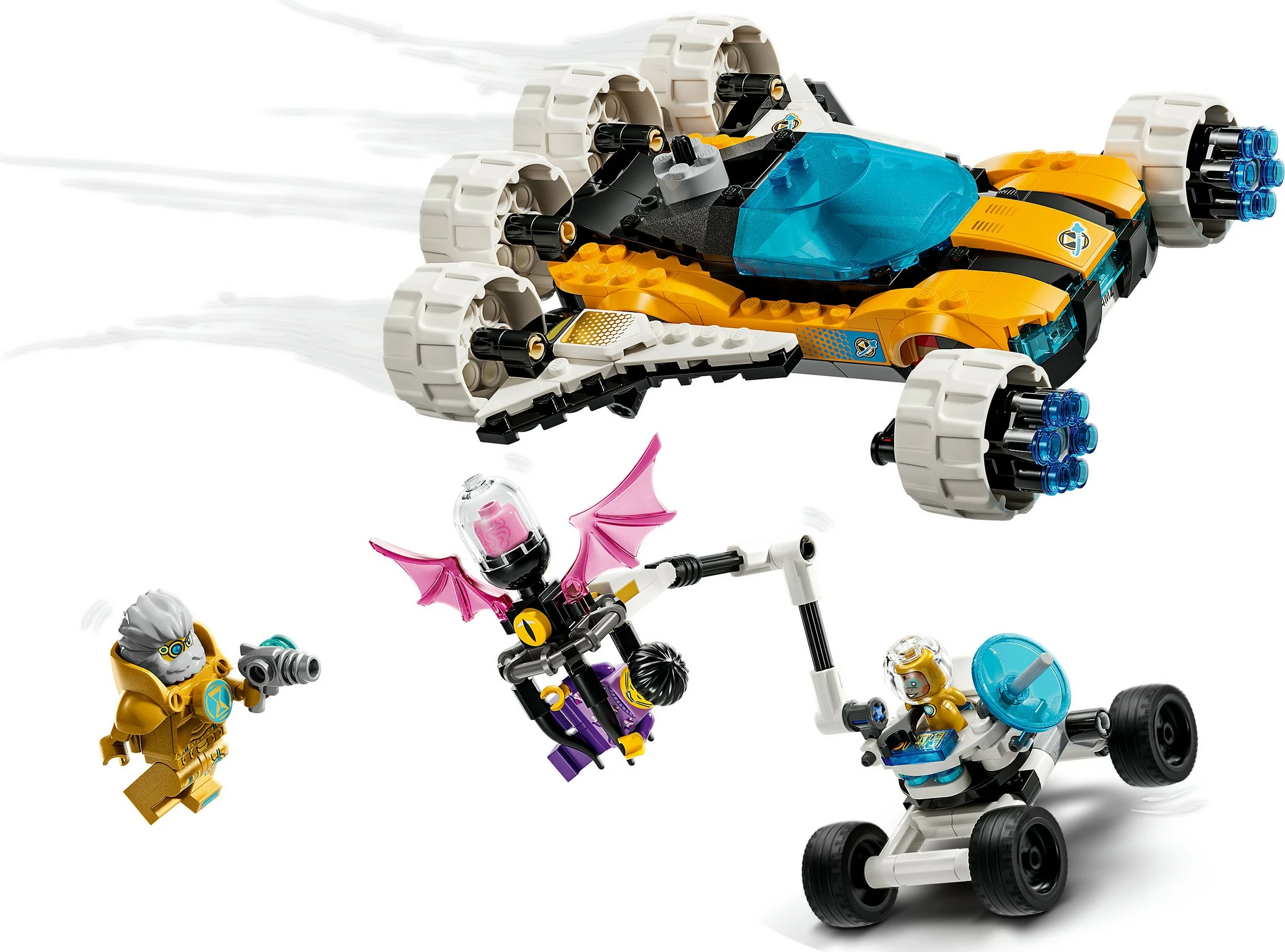 Set ndërtimi LEGO DREAMZzz 71475, Mr. Oz Space Car, 350 pjesë, multikolor