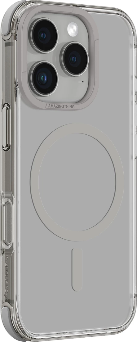 Mbështjellës AmazingThing Omni Mag Case për iPhone 16 Pro, Gri