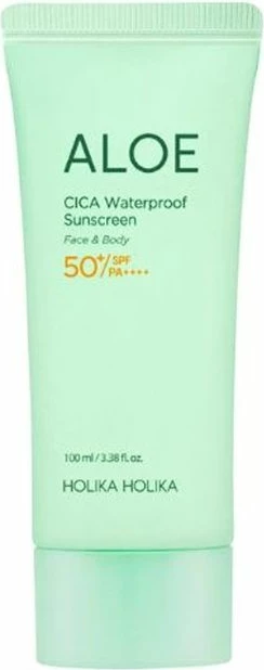 Krem dielli HOLIKA HOLIKA Aloe Cica Waterproof Sunscreen SPF50+ PA++++ 100ml