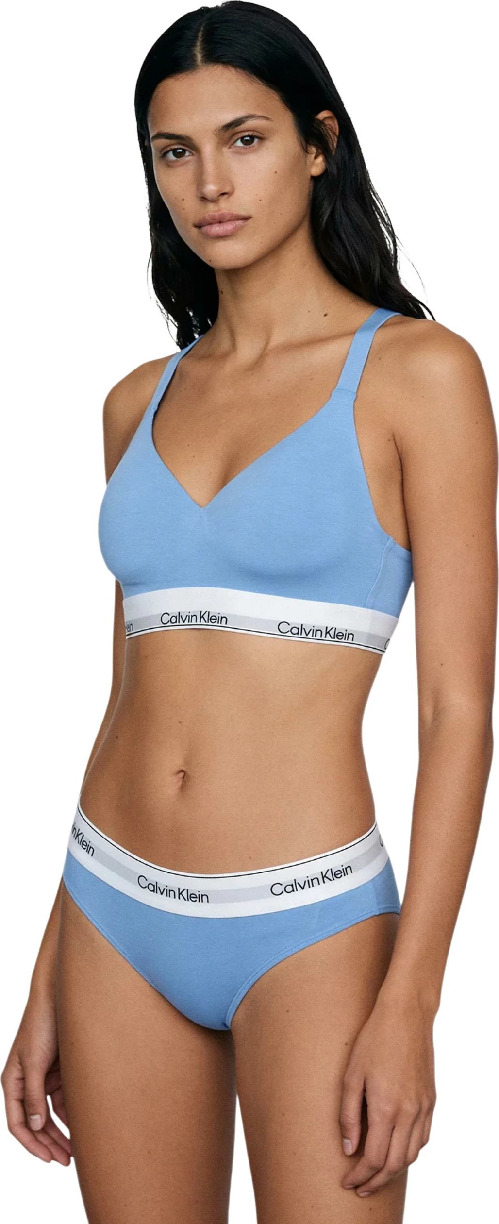 Sutjenë bralette për femra Calvin Klein Underwear LV00QF8500, e kaltër [Madhësia: L]