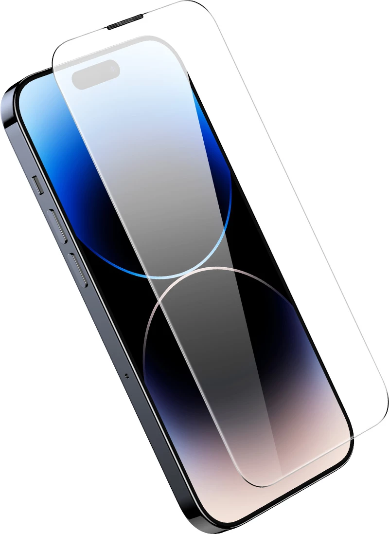 Set xham i temperuar Baseus për iPhone 14 Pro Max, 2 copë, 0.3mm, Transparent