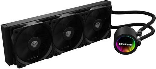 Kasë ftohëse me ujë Natec Genesis HYDRIA 360, për procesor, e zezë