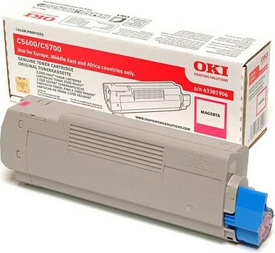 Toner OKI 43381906, laser, Magenta, 2000 faqe