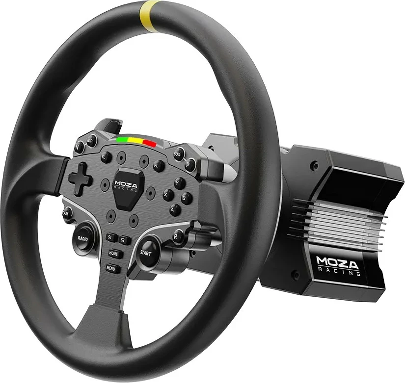 Shtesë timoni sim racing, Moza RS046, 30 cm (12\"), për ES, e zezë