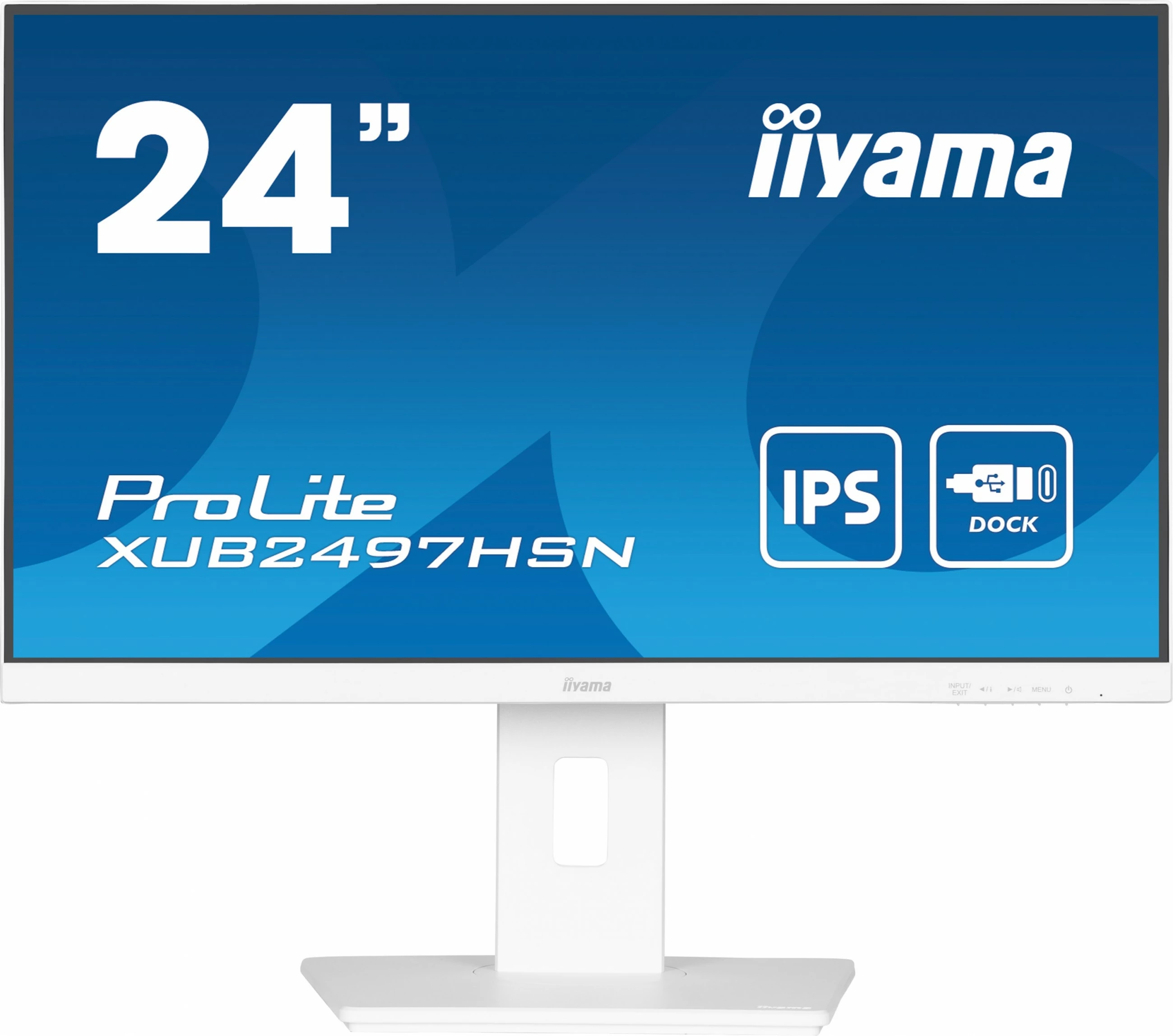 Monitor iiyama ProLite XUB2497HSN-W2, 23.8", Full HD, LED, 1 ms, Bardhë
