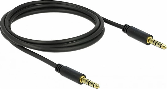 Kabllo audio DeLOCK 85792, 4.4mm mashkull në 4.4mm mashkull, 2m, e zezë