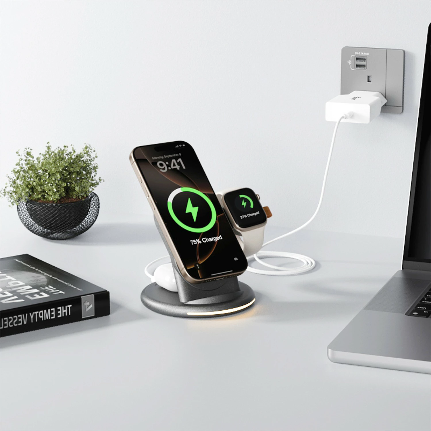 Karikues USB-C EQUIP GaN PD 3.0 20W, 1 port, i bardhë