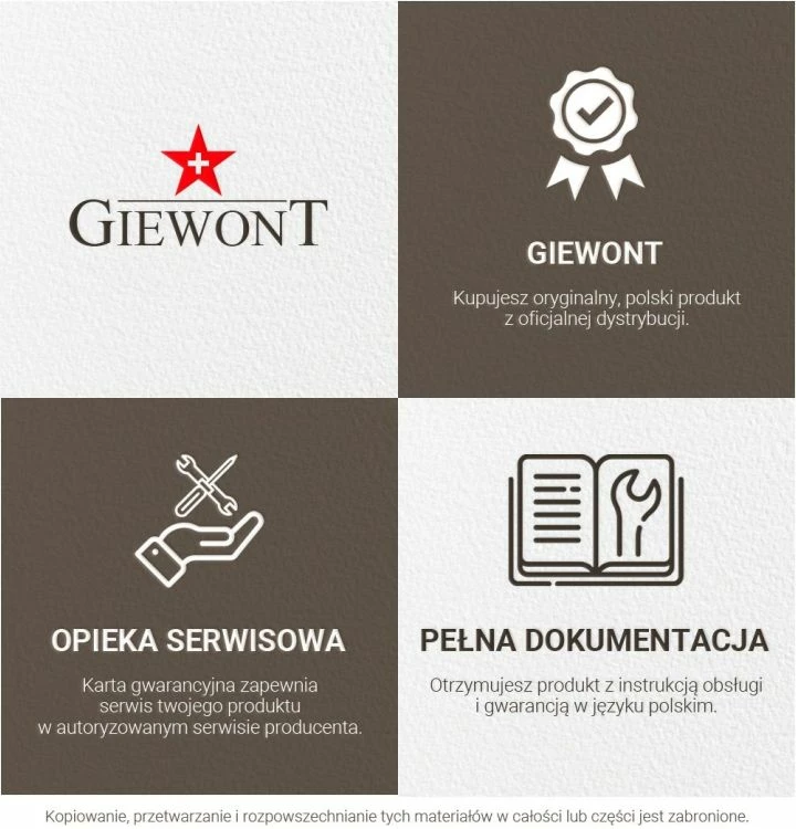 Orë dore për meshkuj Giewont, e zezë