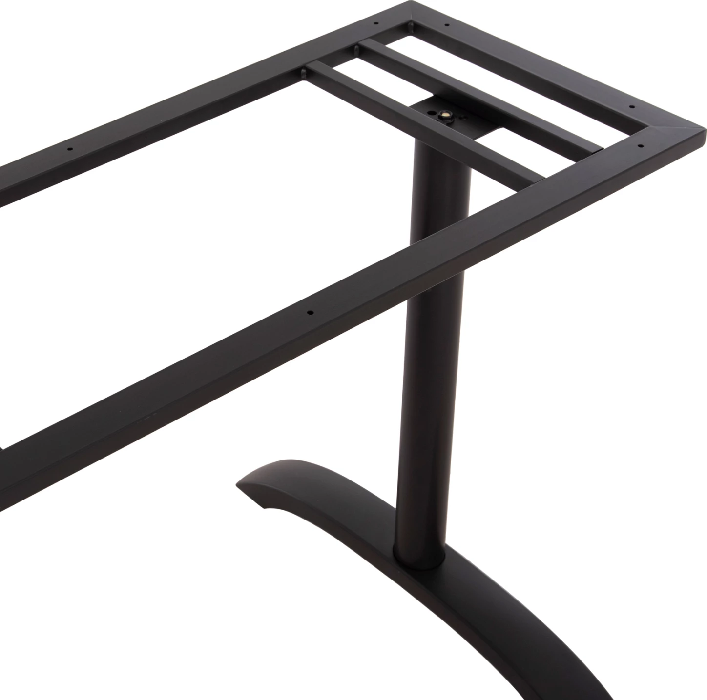 Bazë për tavolinë, metalike, ngjyrë e zezë mat, FH461.11, 100x40x73 cm