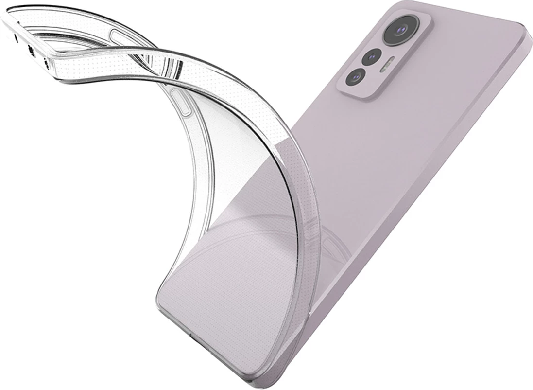 Mbështjellës Hurtel Ultra Clear 0.5mm për Xiaomi 12 Lite, Transparent