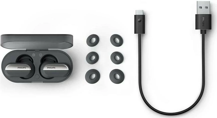 Kufje Philips TAT6908BK/00, ANC, Bluetooth 5.3, IPX4, të zeza